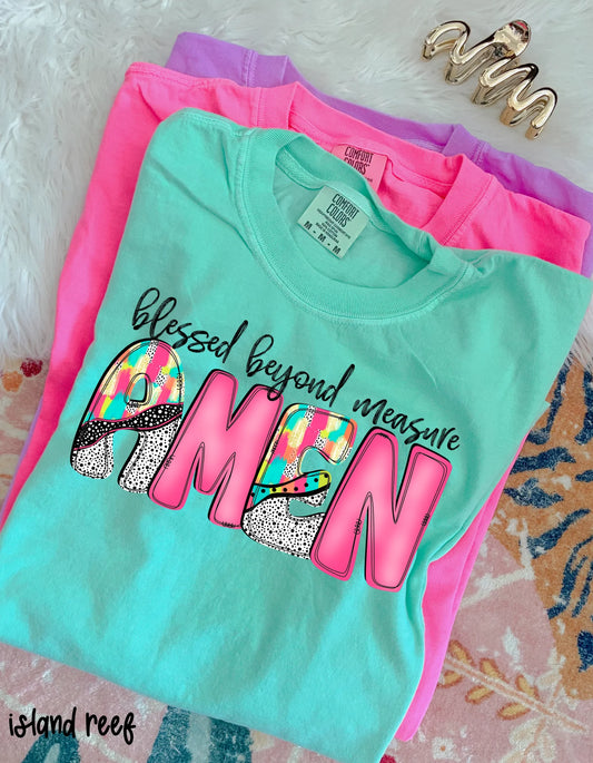 Blessed Beyond Measure Amen DTF Transfer