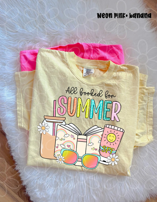 Booked For Summer DTF Transfer