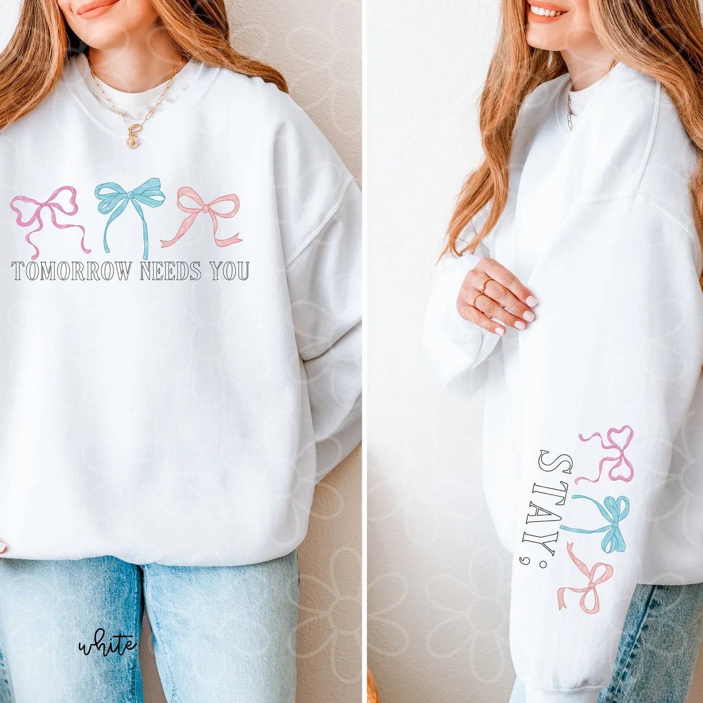 Bows Tomorrow Needs You DTF Transfer