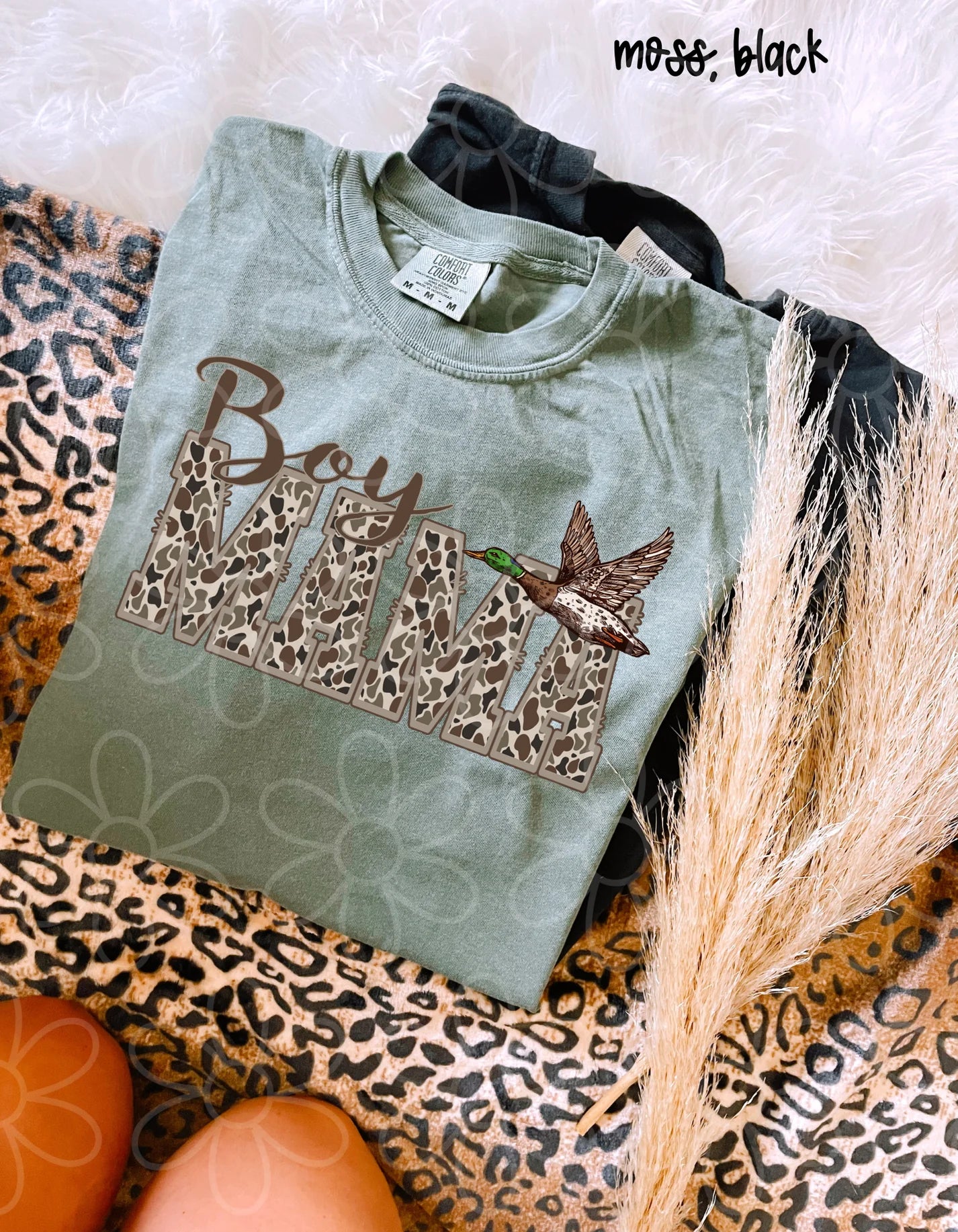 Boy MaMa Duck Camo DTF Transfer