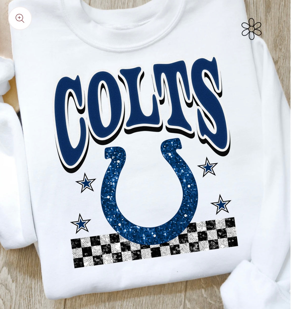 Faux Glitter NFL Teams Multiple Options) DTF Transfer Only