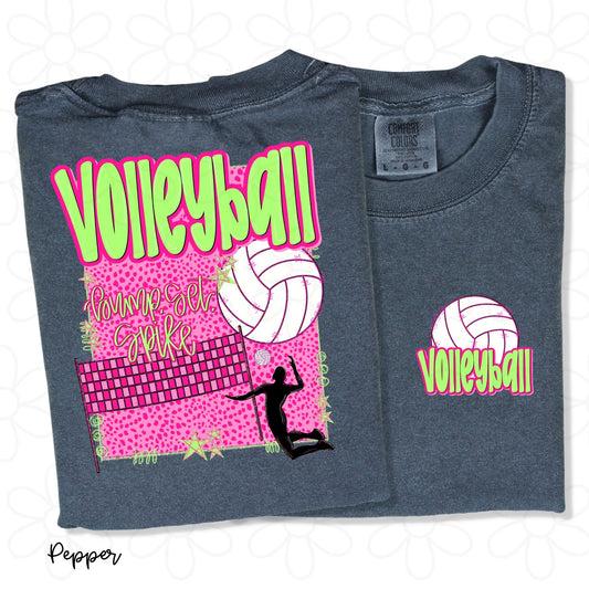 Leopard Volleyball DTF Transfer