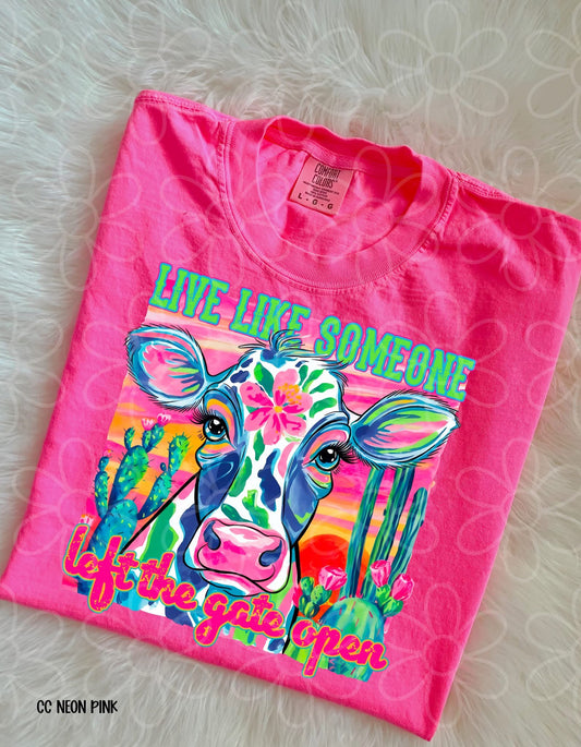 Youth Live Like Someone Left The Gate Open Tee