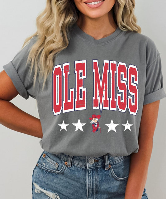 Ole Miss Stars Tee