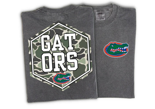 Camo FL Gators DTF Transfer Only