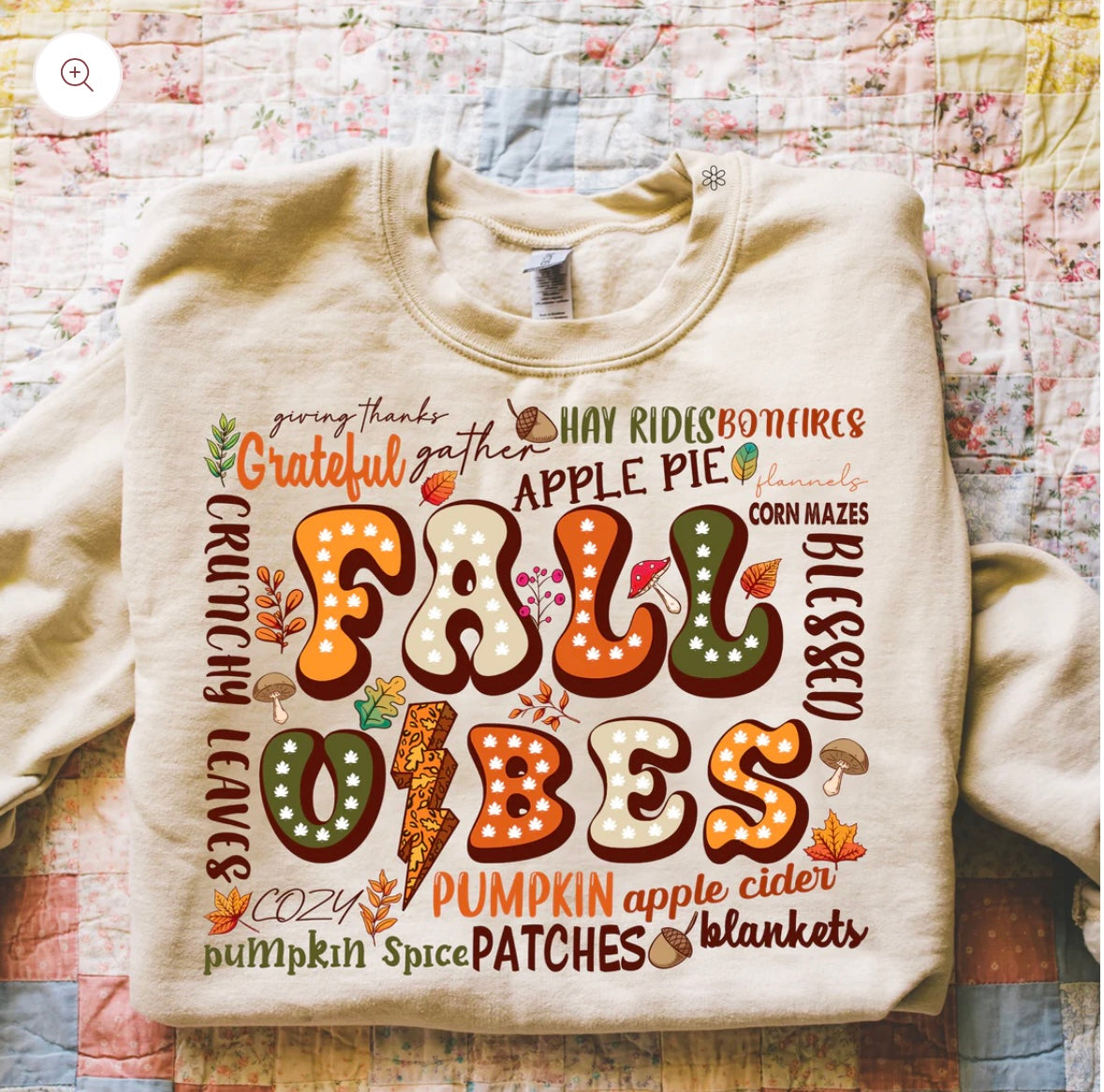 Fall Vibes DTF Transfer Only