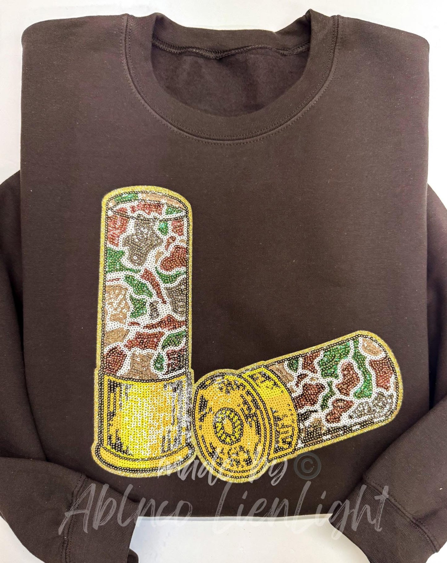 Camo Shot-G Shells Sequin Patch Sweatshirt