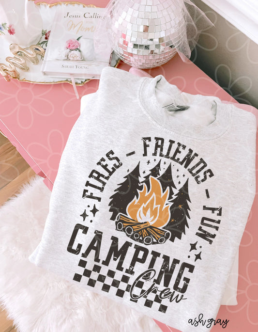 Camping Crew DTF Transfer