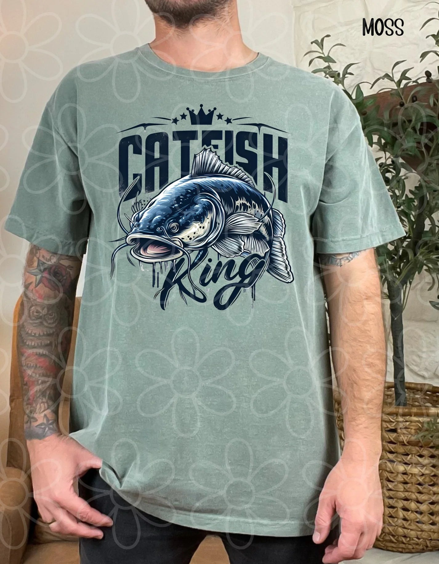 Catfish King DTF Transfer