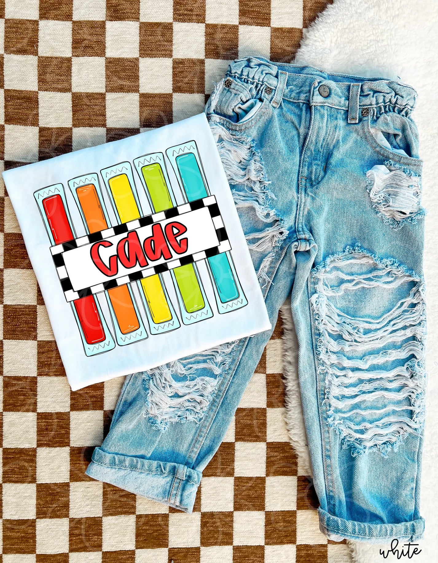 Custom Boy Popsicle DTF Transfer