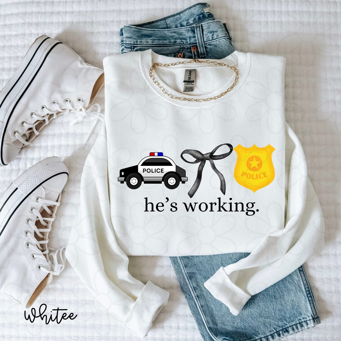 He's Working (Multiple Options) DTF Transfer