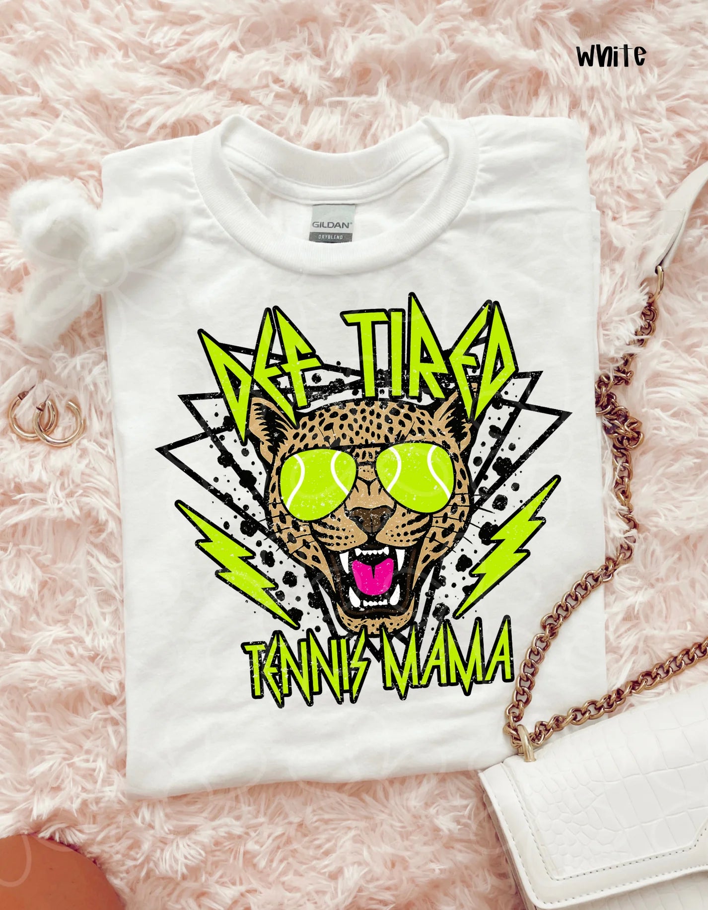 Def Tired Tennis MaMa DTF Transfer