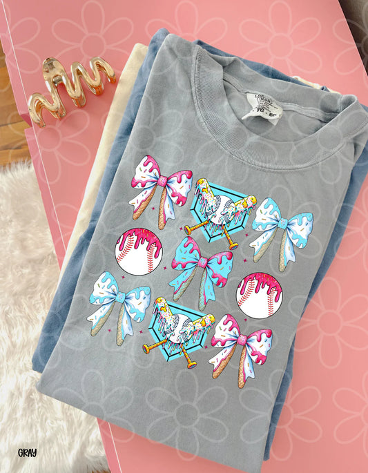 Drip Baseball Coquette DTF Transfer