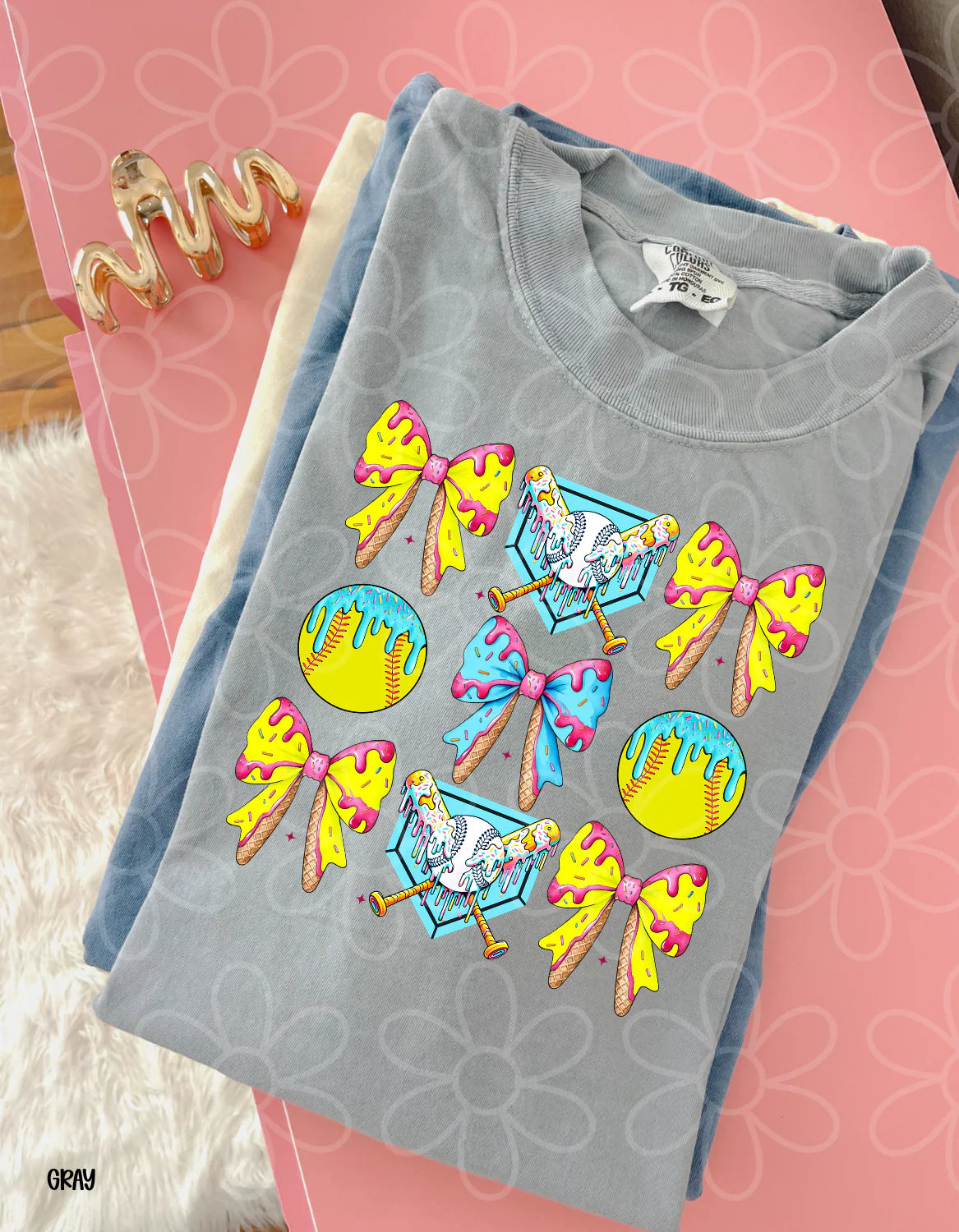 Drip Softball Coquette DTF Transfer