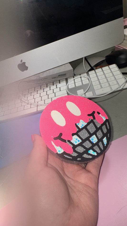 Disco Smiley Car Freshie