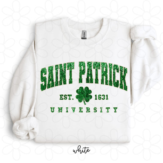 Saint Patrick University DTF Transfer