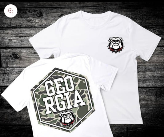 Front & Back Camo ‘Georgia’ 🏈 DTF Transfer Only