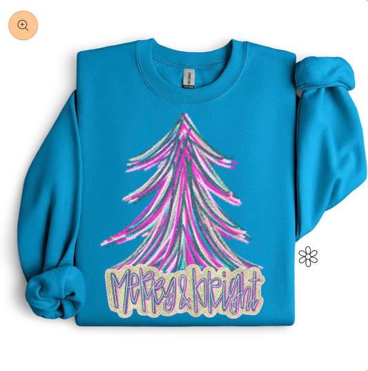 Glitter Merry and Bright Shirt