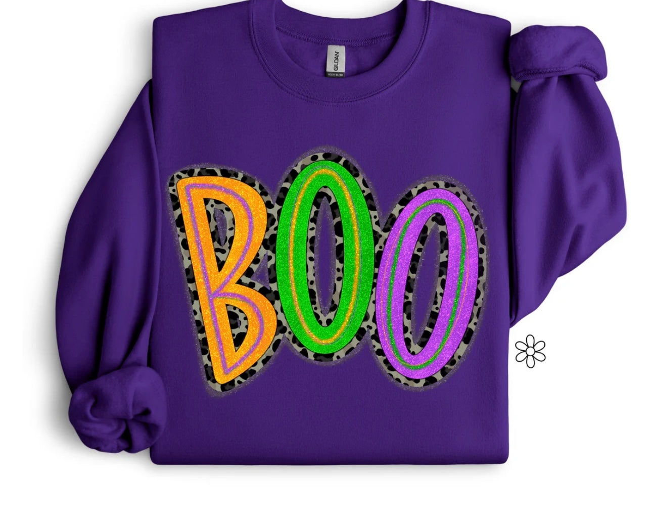 Boo Leopard DTF Transfer Only