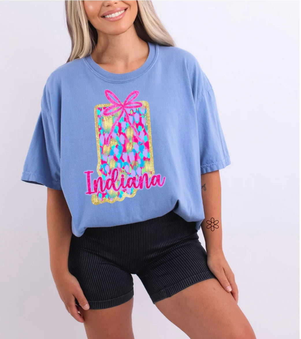 Watercolor States DTF Transfer Only