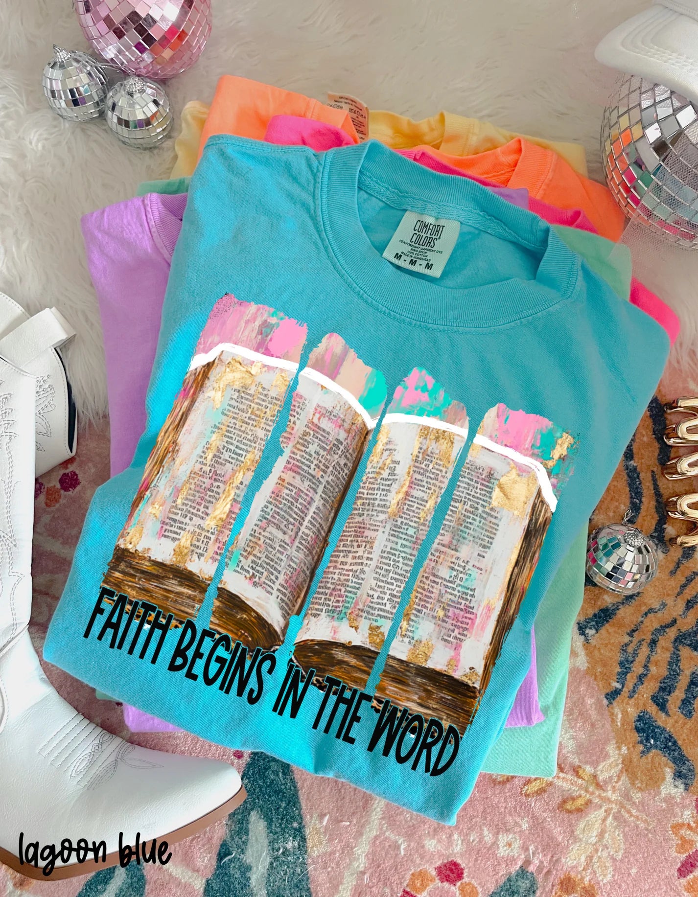 Faith Begins In The Word Bible DTF Transfer