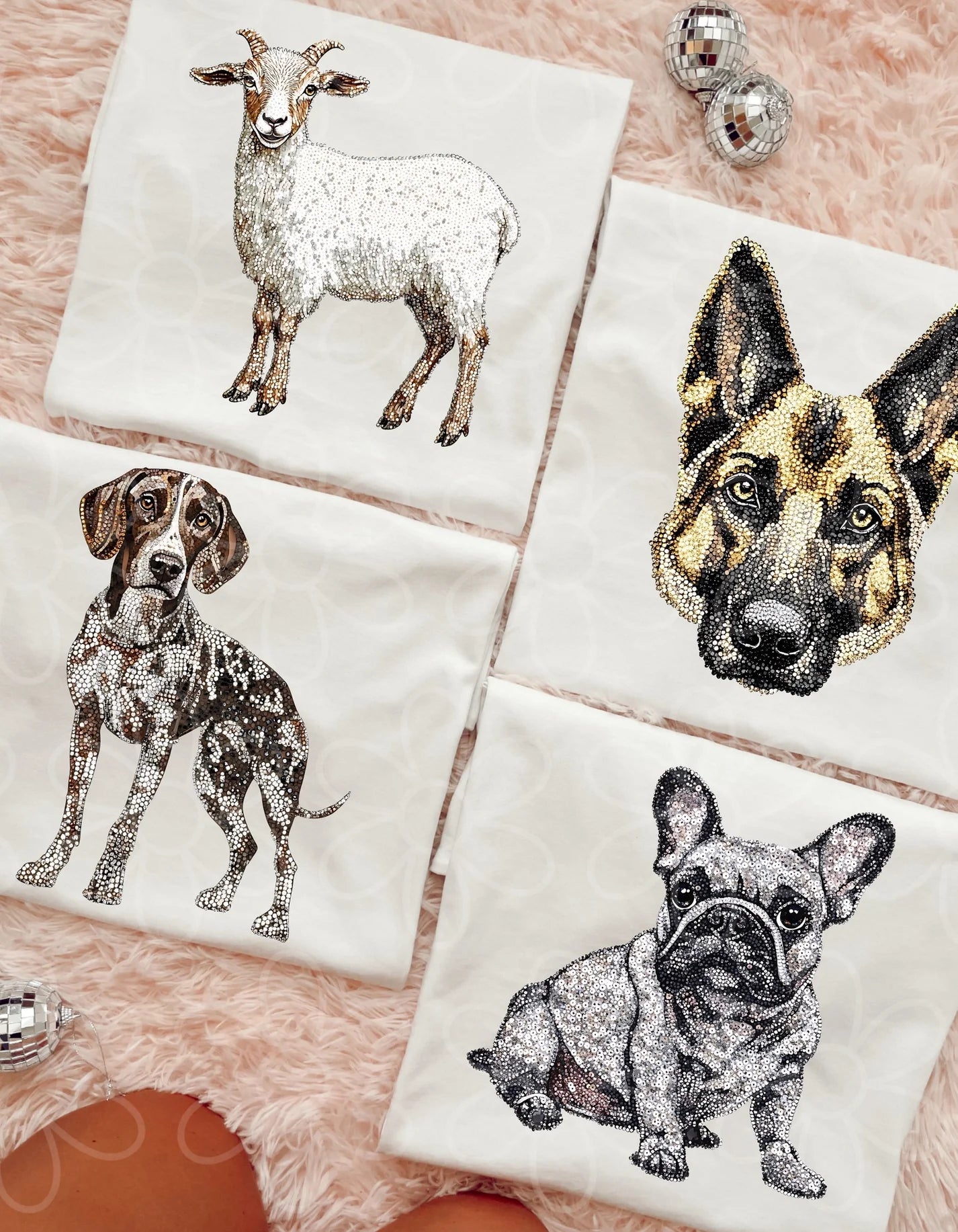 Faux Rhinestone Tees: Multiple Options