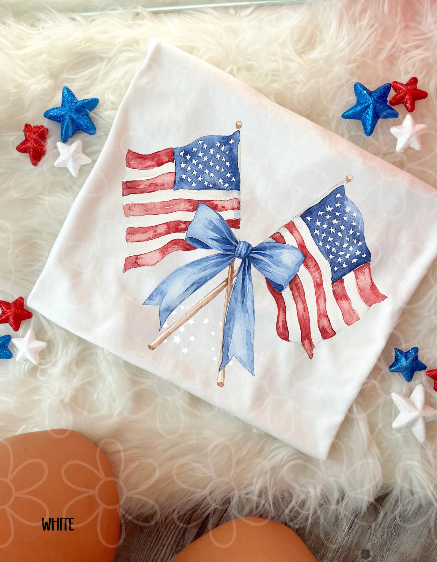 Flags Coquette Bow DTF Transfer