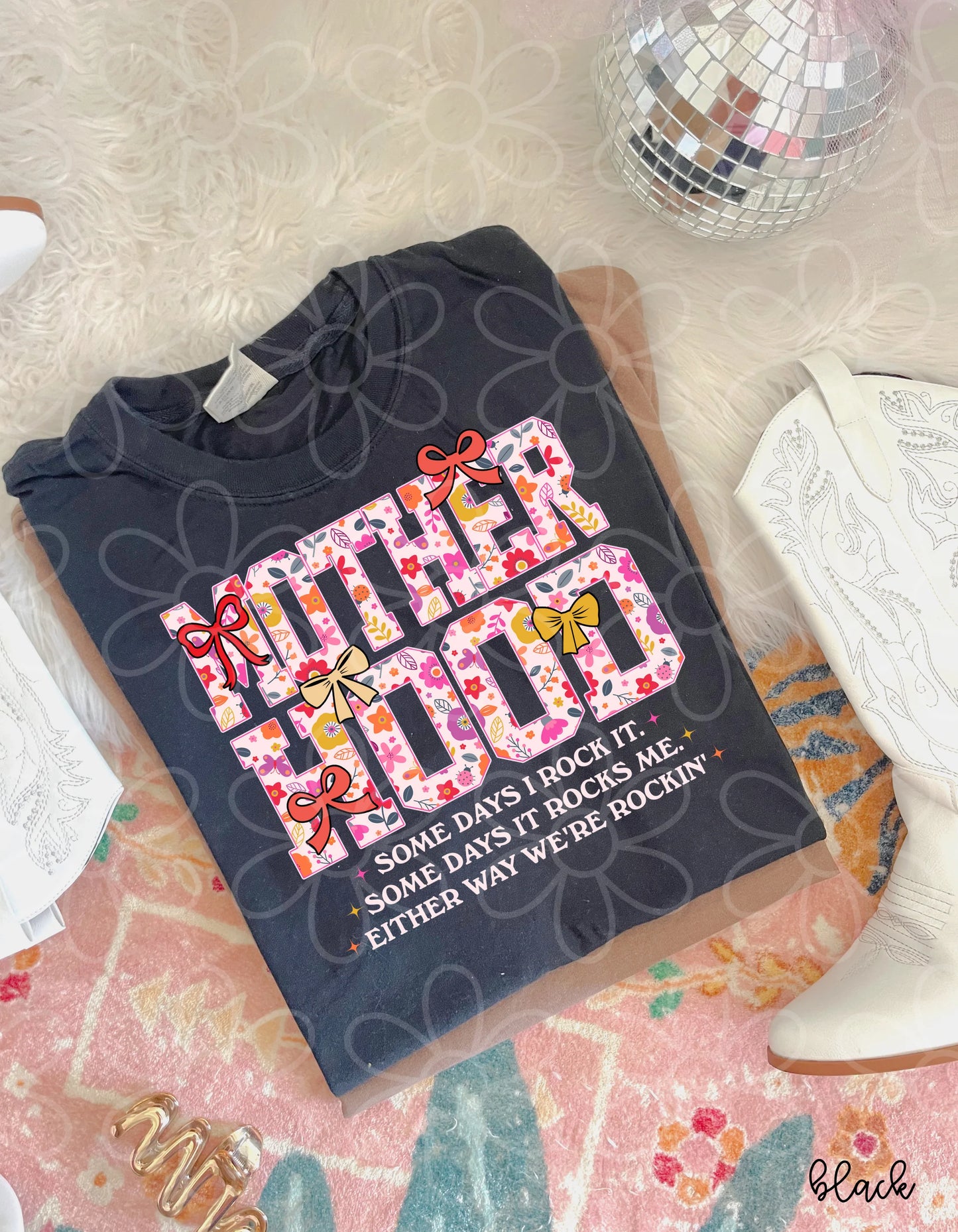 Floral Motherhood Coquette DTF Transfer