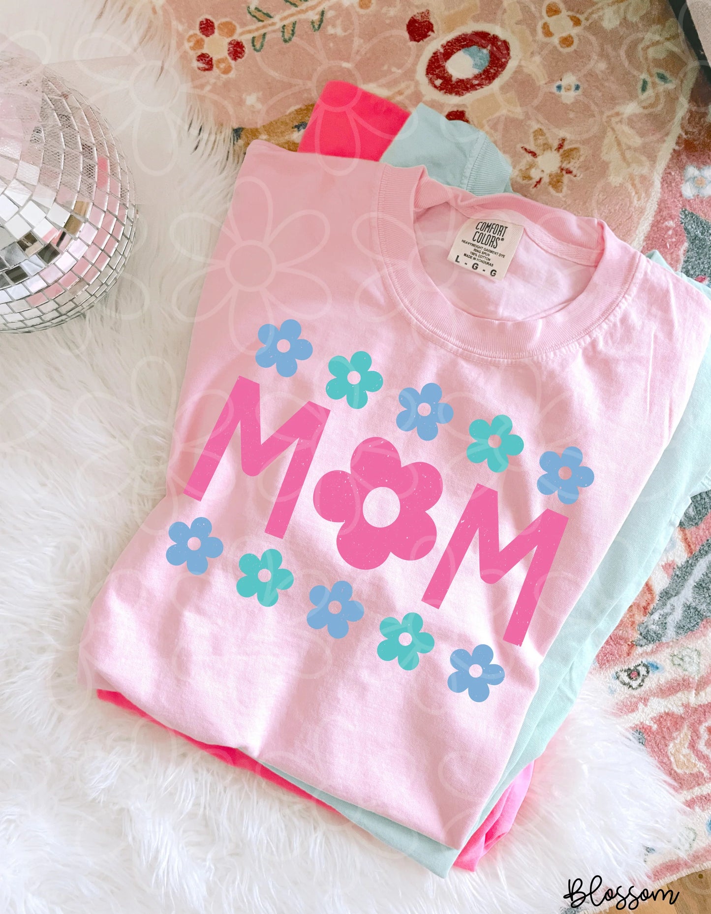 Flower Mom DTF Transfer