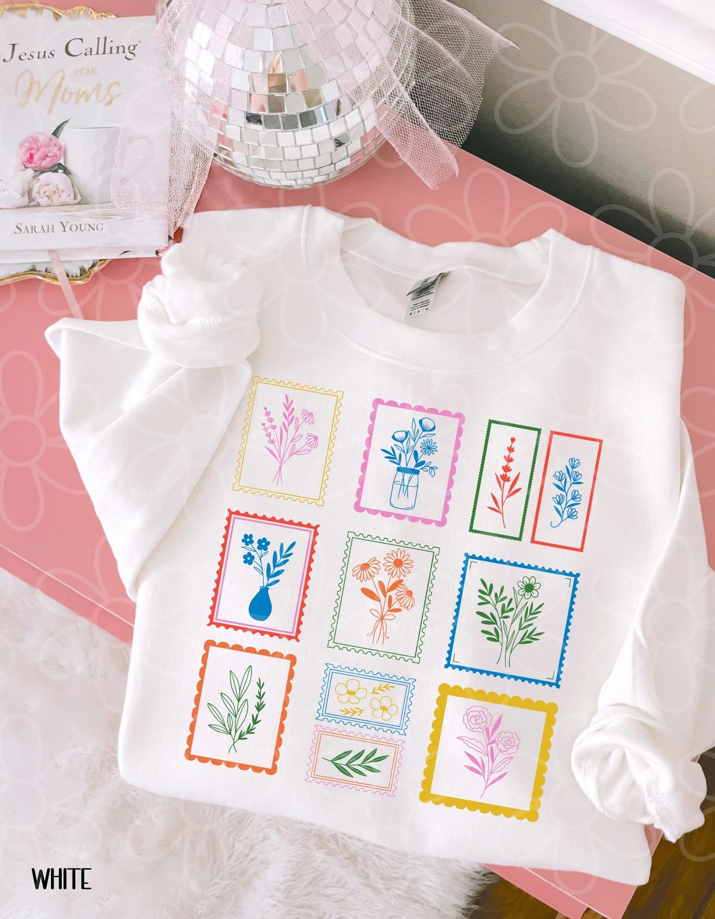 Flower Stamps DTF Transfer