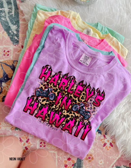 Harleys In Hawaii DTF Transfer