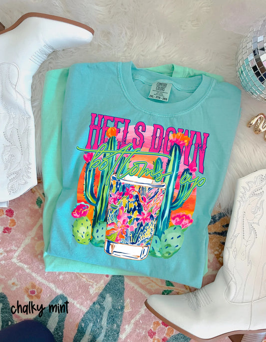 Heels Down Bottoms Up DTF Transfer