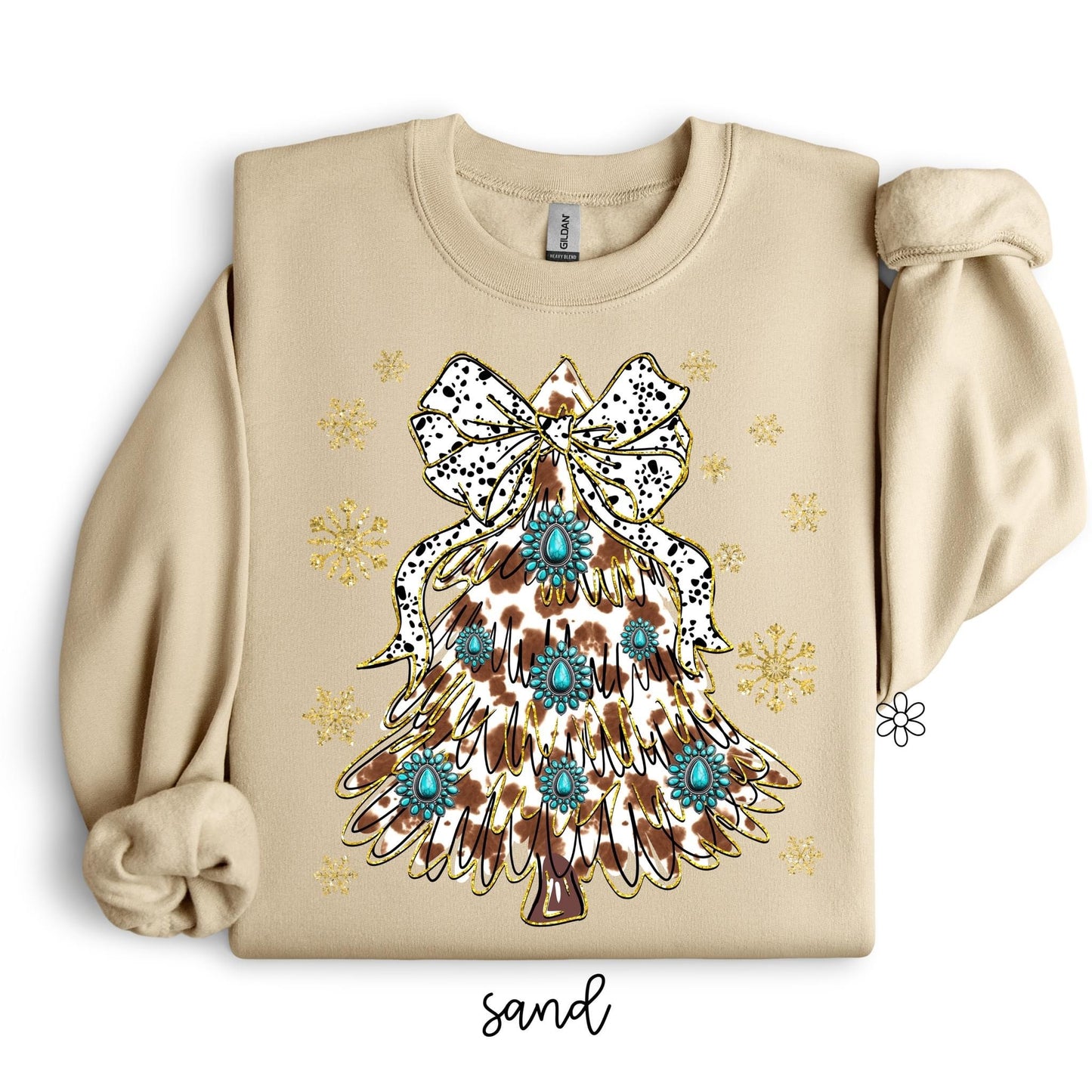 Turquoise Christmas Sweatshirt