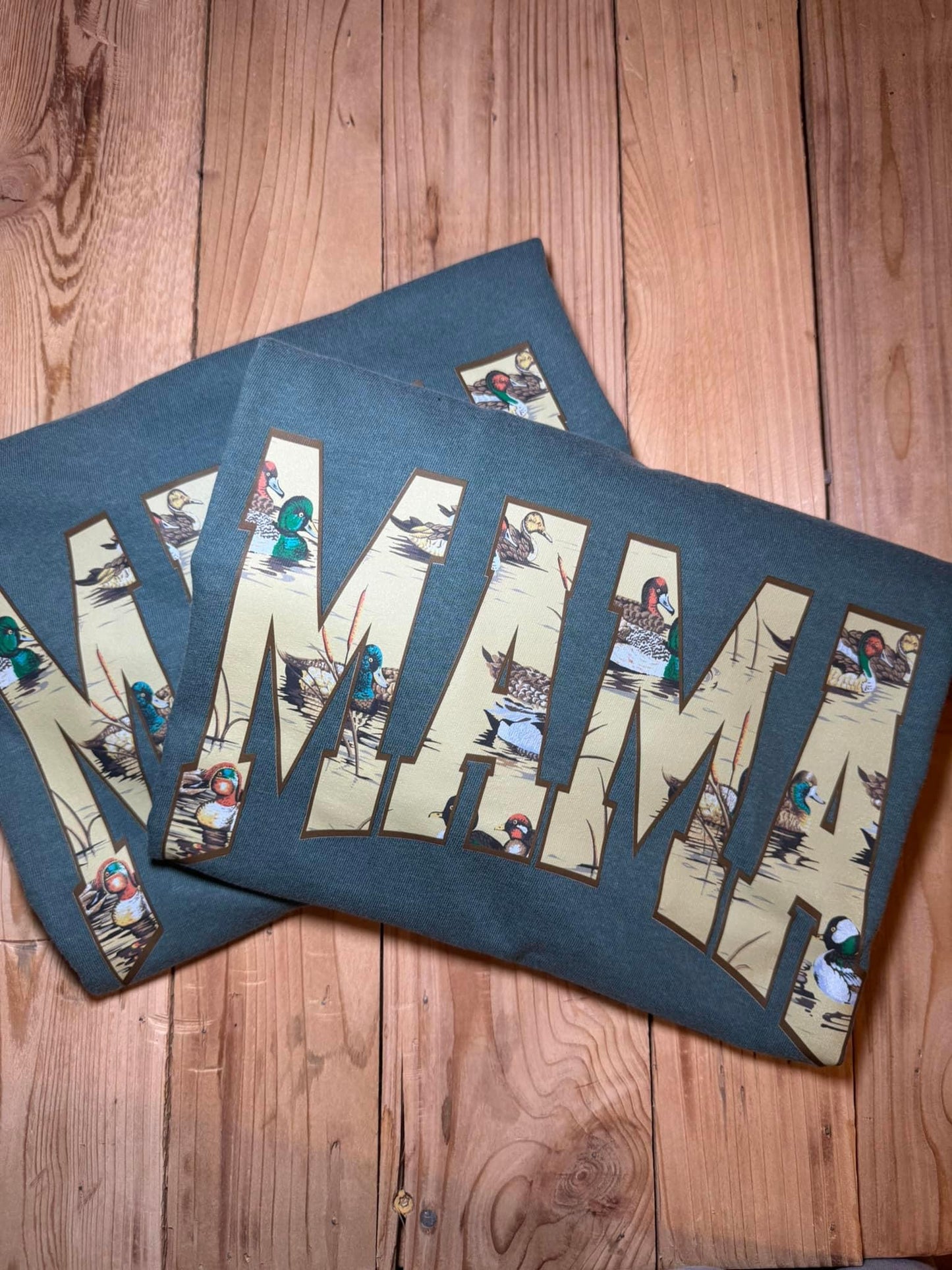 Vintage Waterfowl MAMA Long Sleeve Tee