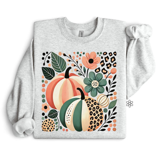 Leopard Boho Pumpkins DTF Transfer Only