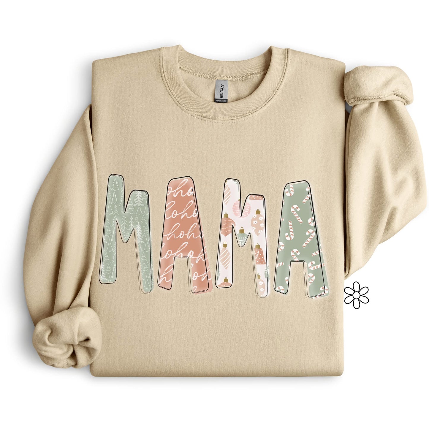 Christmas Mama DTF Transfer Only