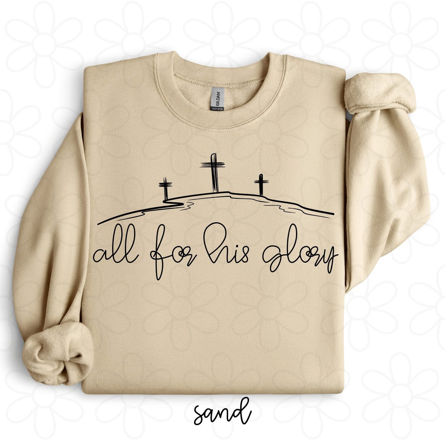 All For His Glory DTF Transfer