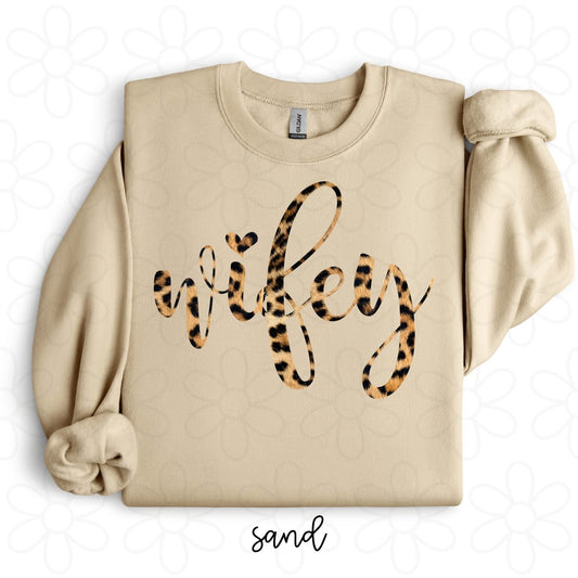 Leopard Wifey DTF Transfer