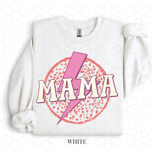 Retro MaMa Pink Leopard DTF Transfer