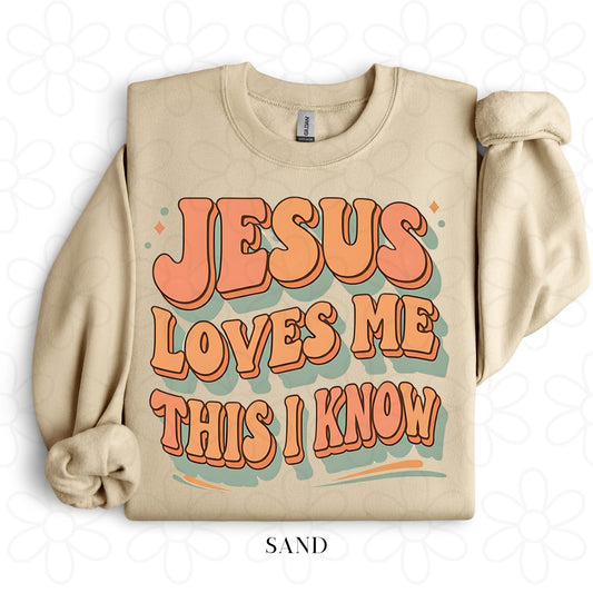 Jesus Loves Me This I Know DTF Transfer