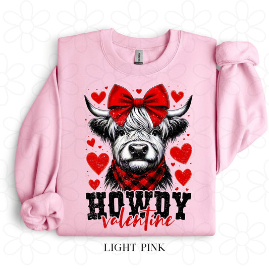 Howdy Valentine DTF Transfer