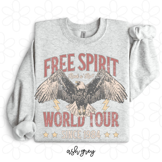 Free Spirit World Tour DTF Transfer