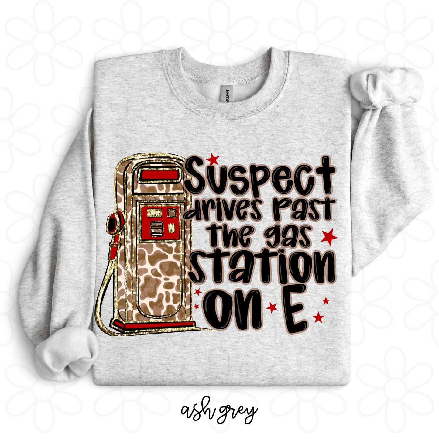 Suspect Drives Past The Gas Station on E DTF Transfer