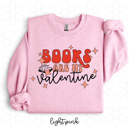 Books Are My Valentine DTF Transfer