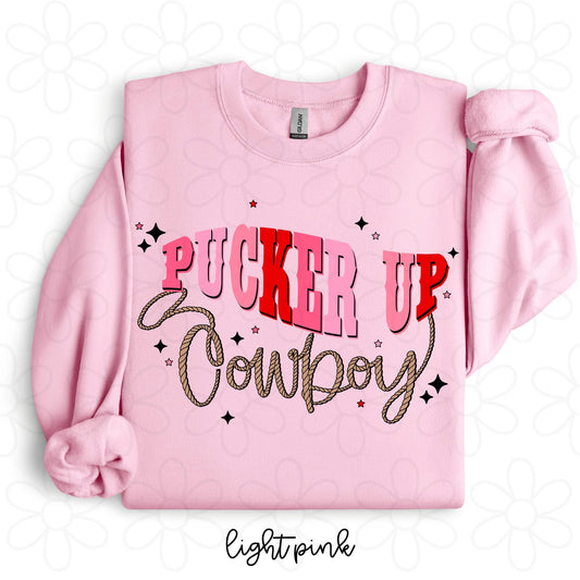 Pucker Up Cowboy DTF Transfer