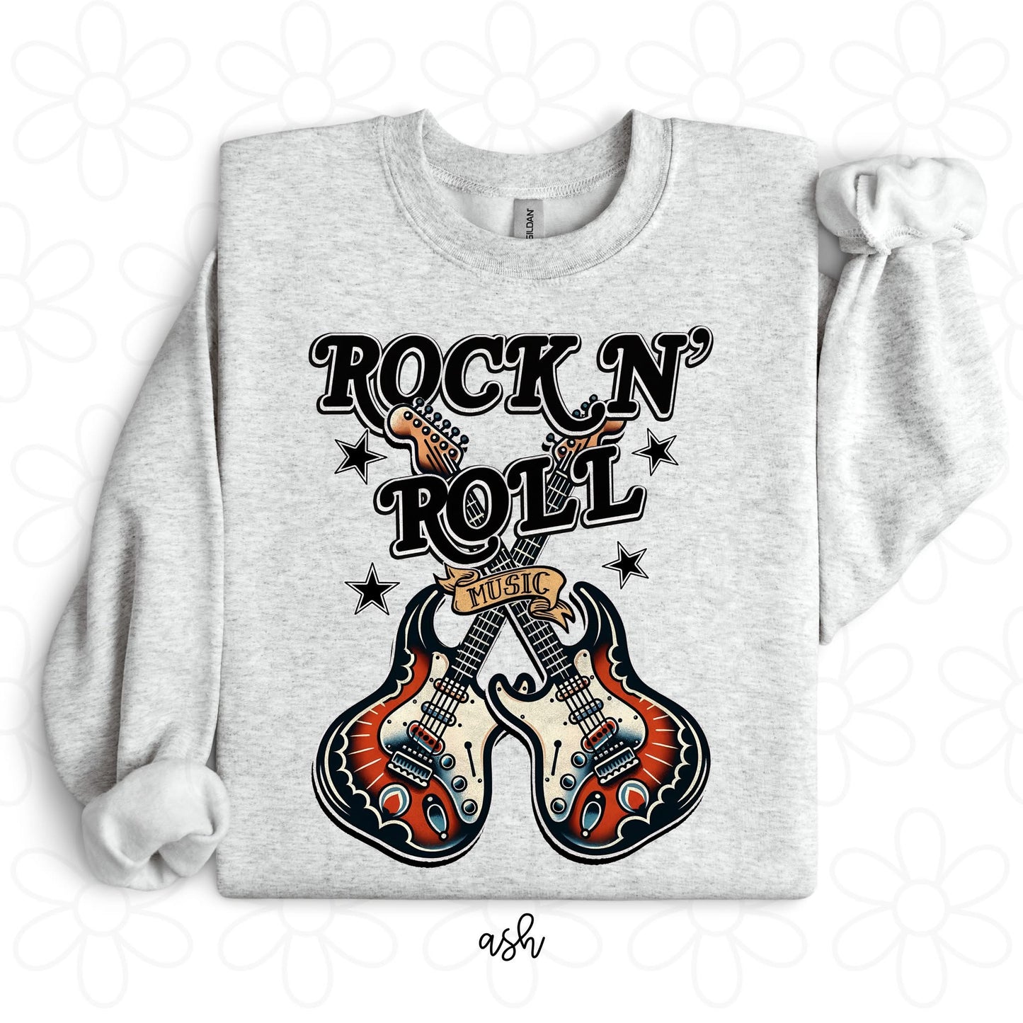 Rock N Roll Music DTF Transfer