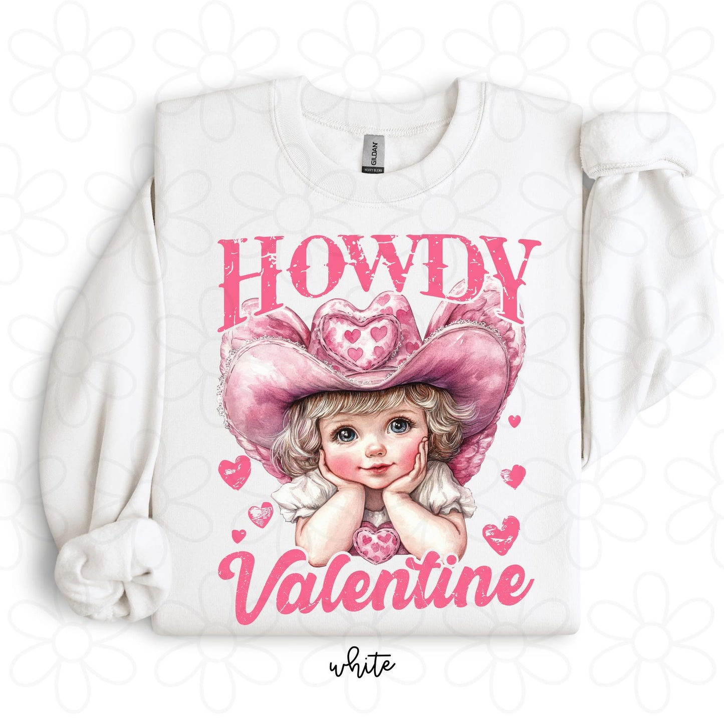 Howdy Valentine DTF Transfer