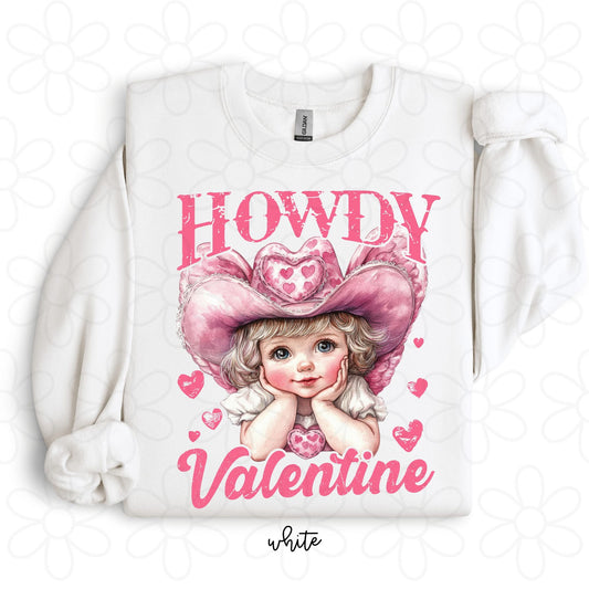 Howdy Valentine DTF Transfer