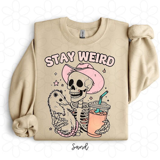 Stay Weird DTF Transfer