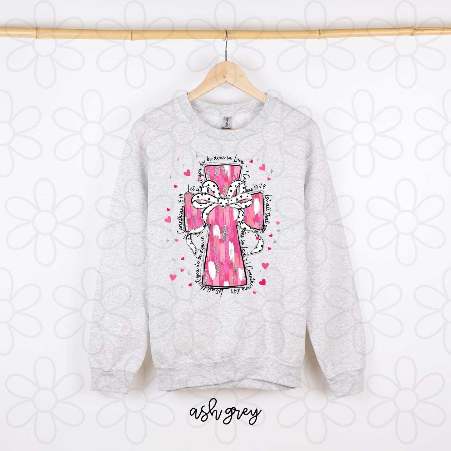 Be Done In Love Cross DTF Transfer